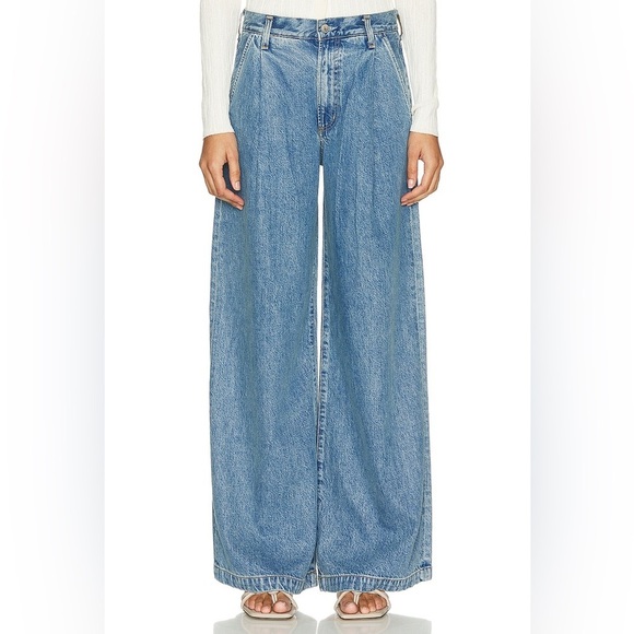 Agolde Denim - AGOLDE Ellis Trouser Jeans – Baffle, Wide Leg, Made in USA size 23